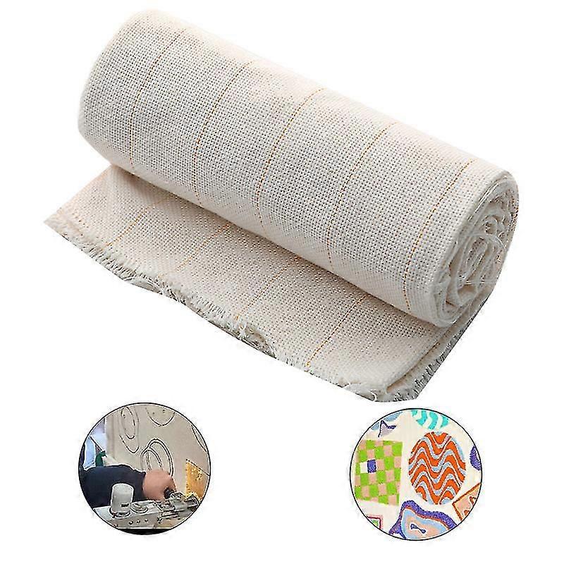 2.1x1meter Monk Cloth Tufting Cloth Marked Lines Woven Making Garments Diy Cloth