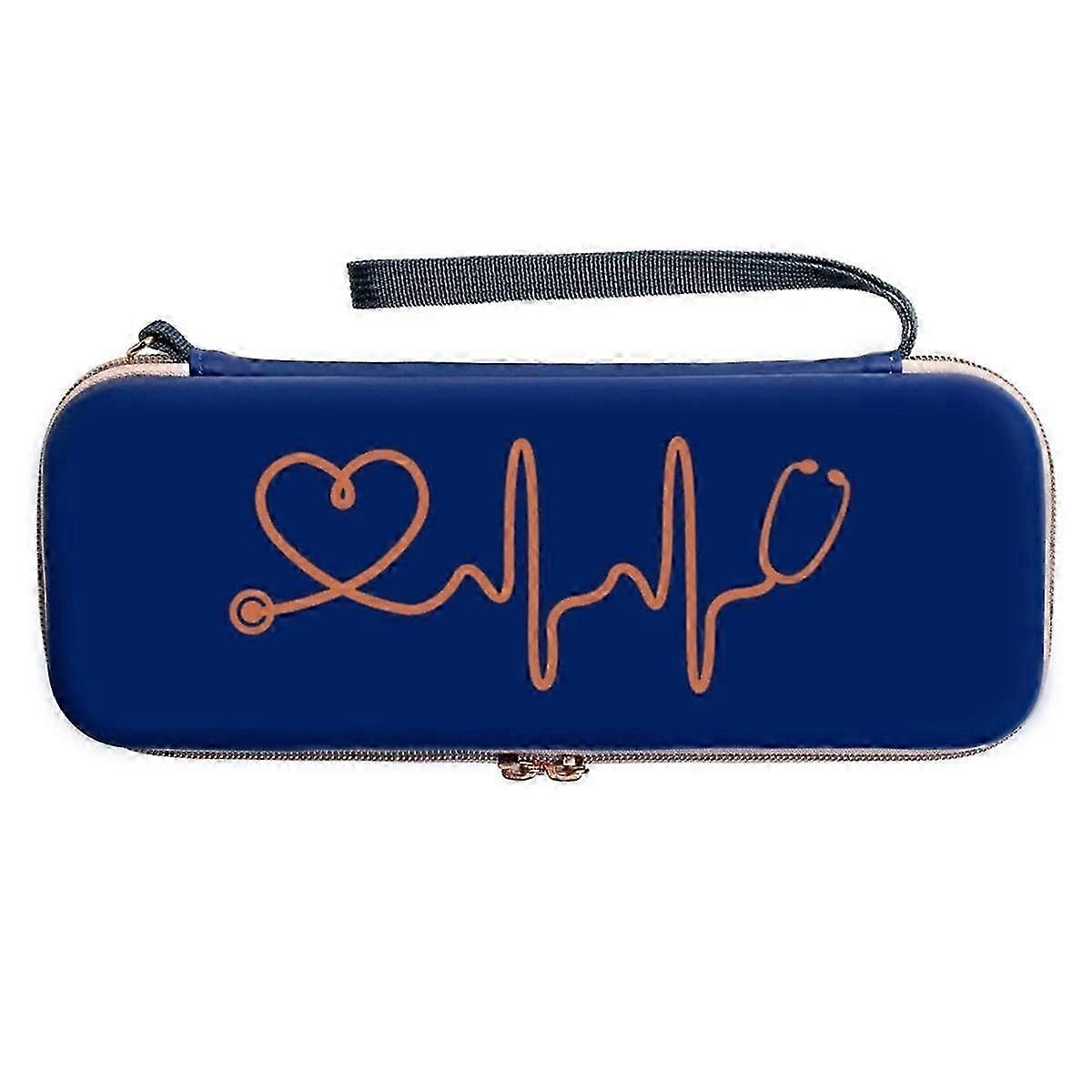 حقيبة تخزين سماعة الطبيب متعددة الوظائف محمولة فارغة غير منسوجة أول مجموعة منزلية صلبة صندوق تخزين طبي C