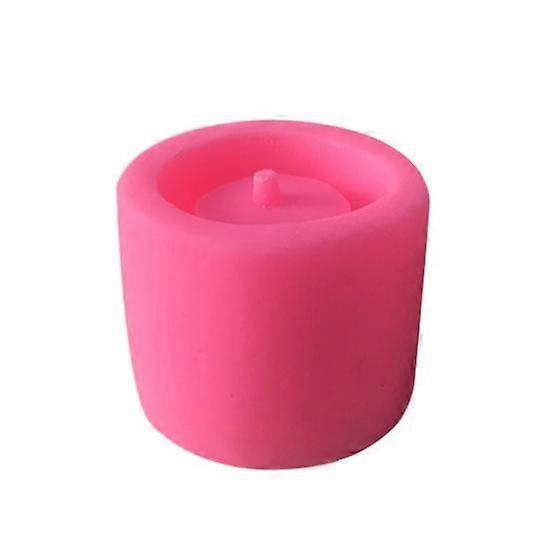 Round Succulent Flower Plant Cement Vase Pot Handmade Clay Craft Silicone Mold