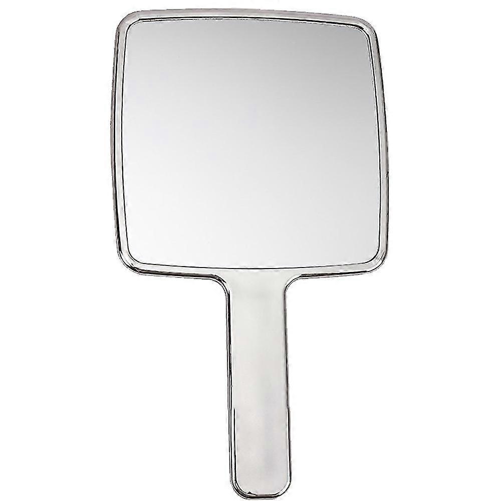 Hand Mirror With Comfy Handle For Men And Women - Portable Handheld Barber Mirror For Ba Of Head Hair Cutting