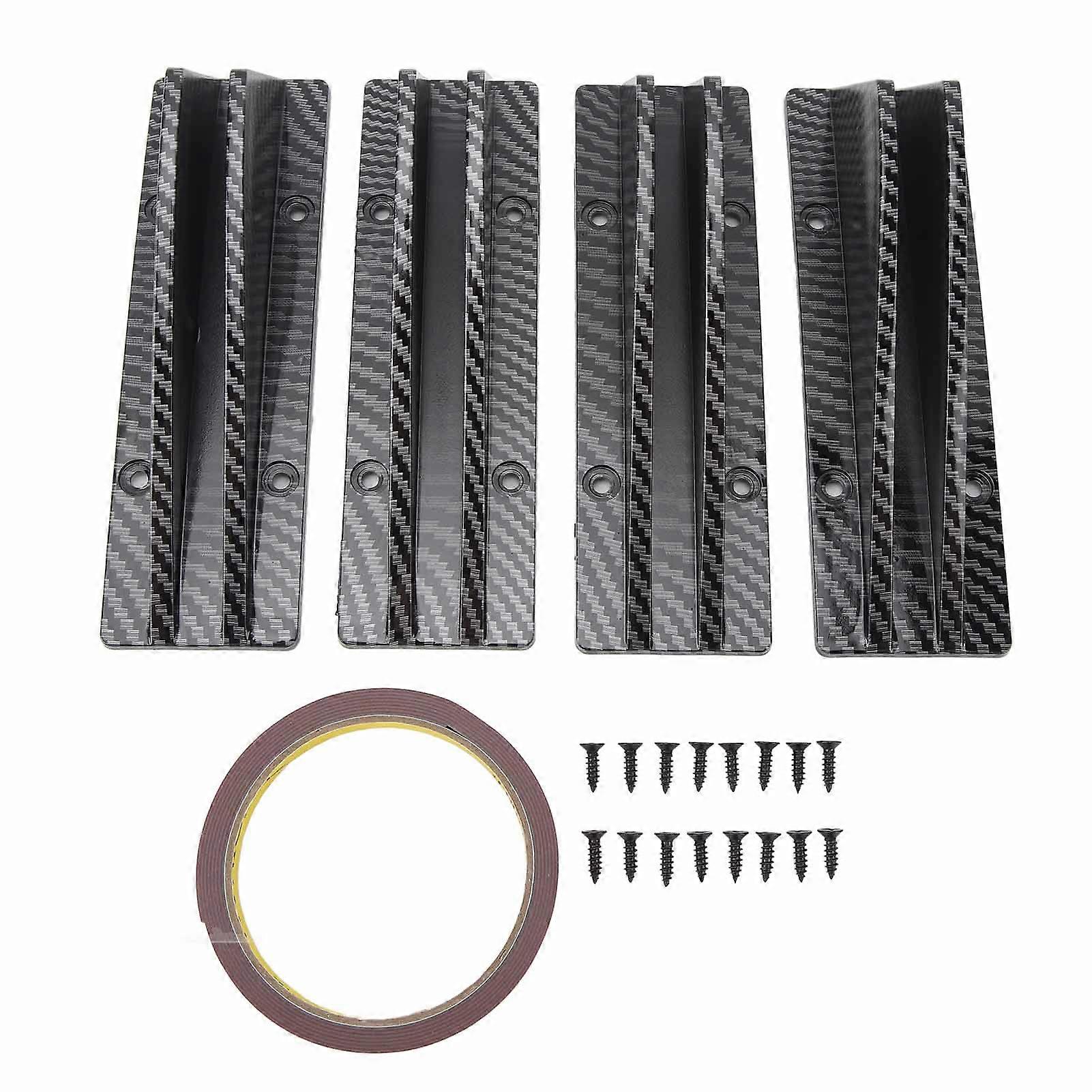 4PCS Car Rear Spoiler Universal for 1 Series E90 E91