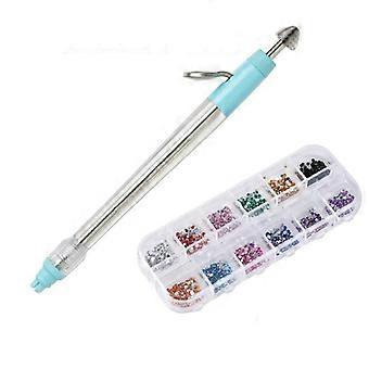 Point drill penn, diamant maling tilbehør penn, diamantmaling penn, penn punkt drill broderi tilbehør for nail art, DIY dekorasjon