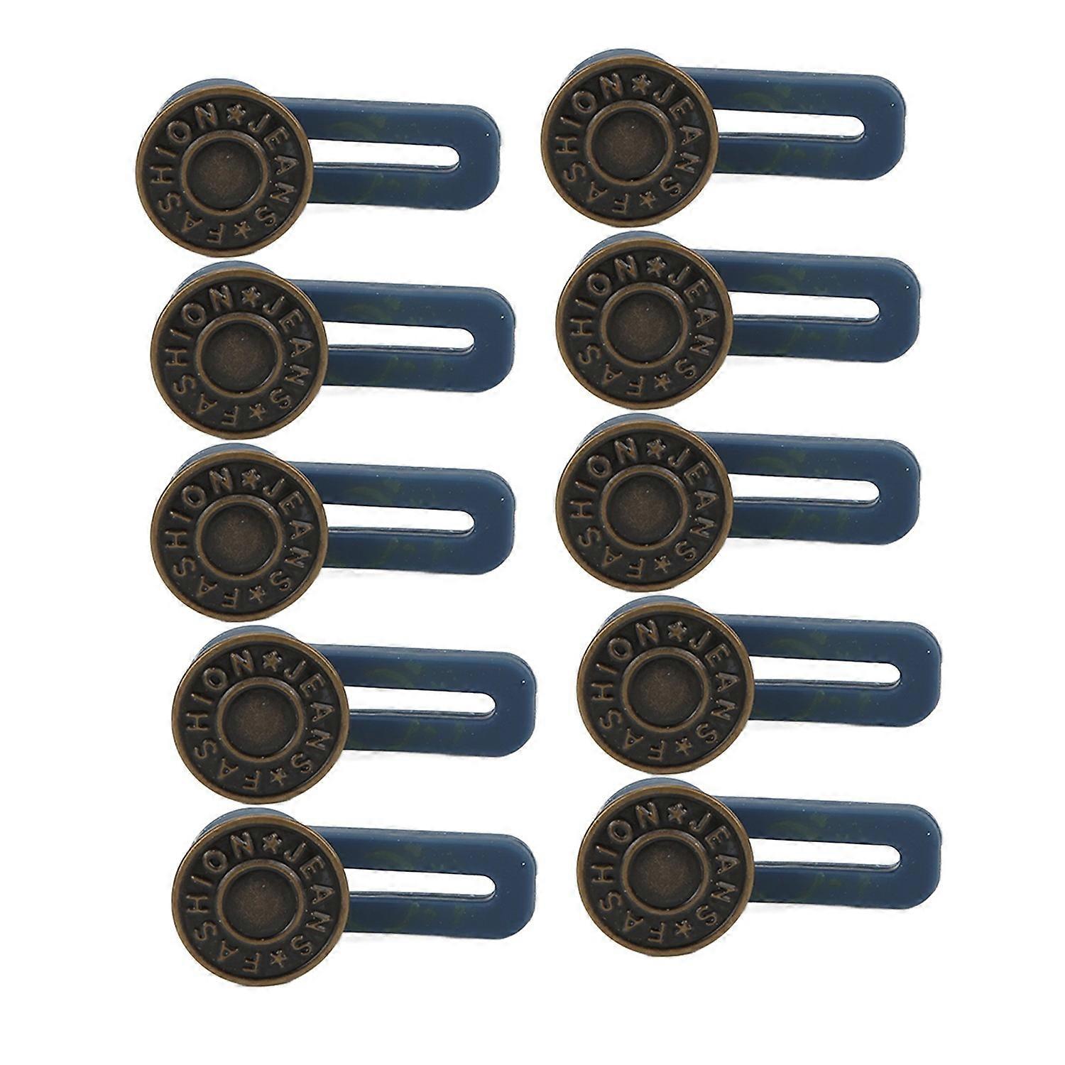 10pcs Instant Button Adjustable Flexible Small Compact Direct Use Sewing Accessories for Clothes Pan