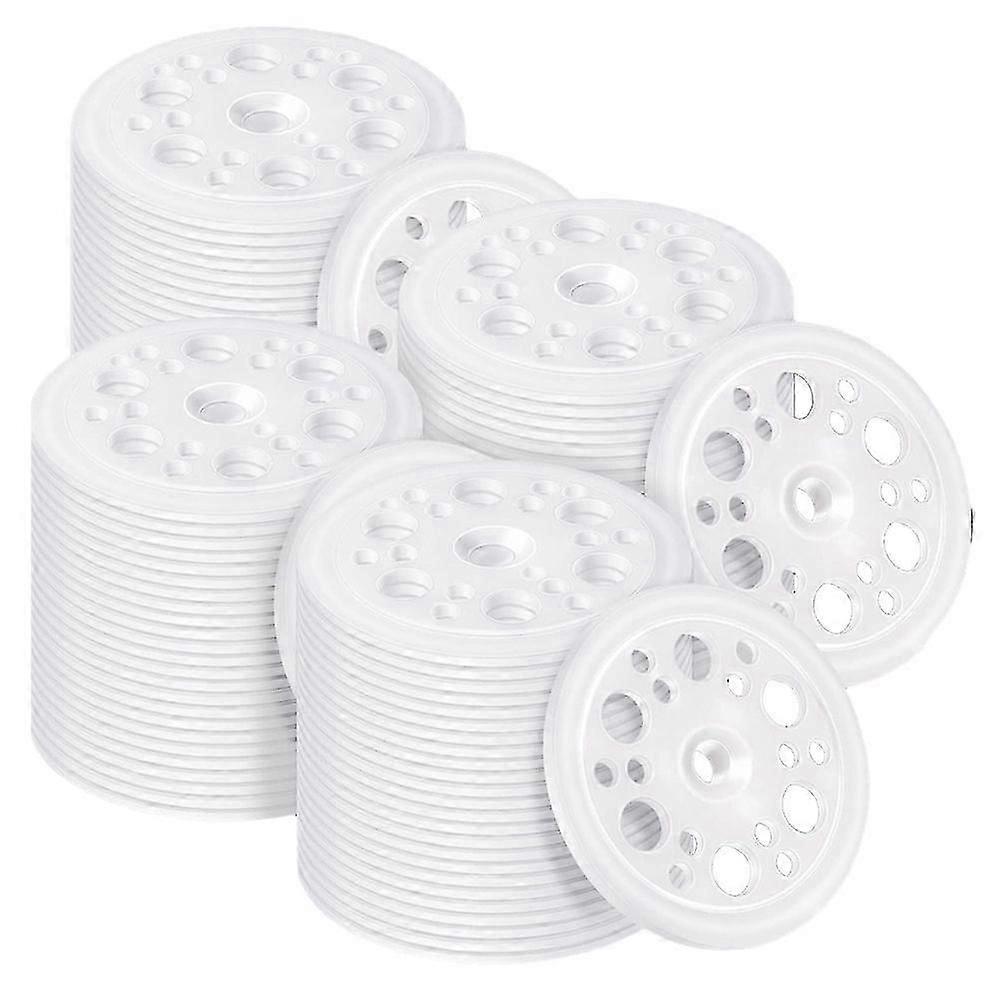 200 Pcs 1.77 Inch/ 45 mm Plastic Insulation Washers Load Spreading Polypropylene Washers for Fixing