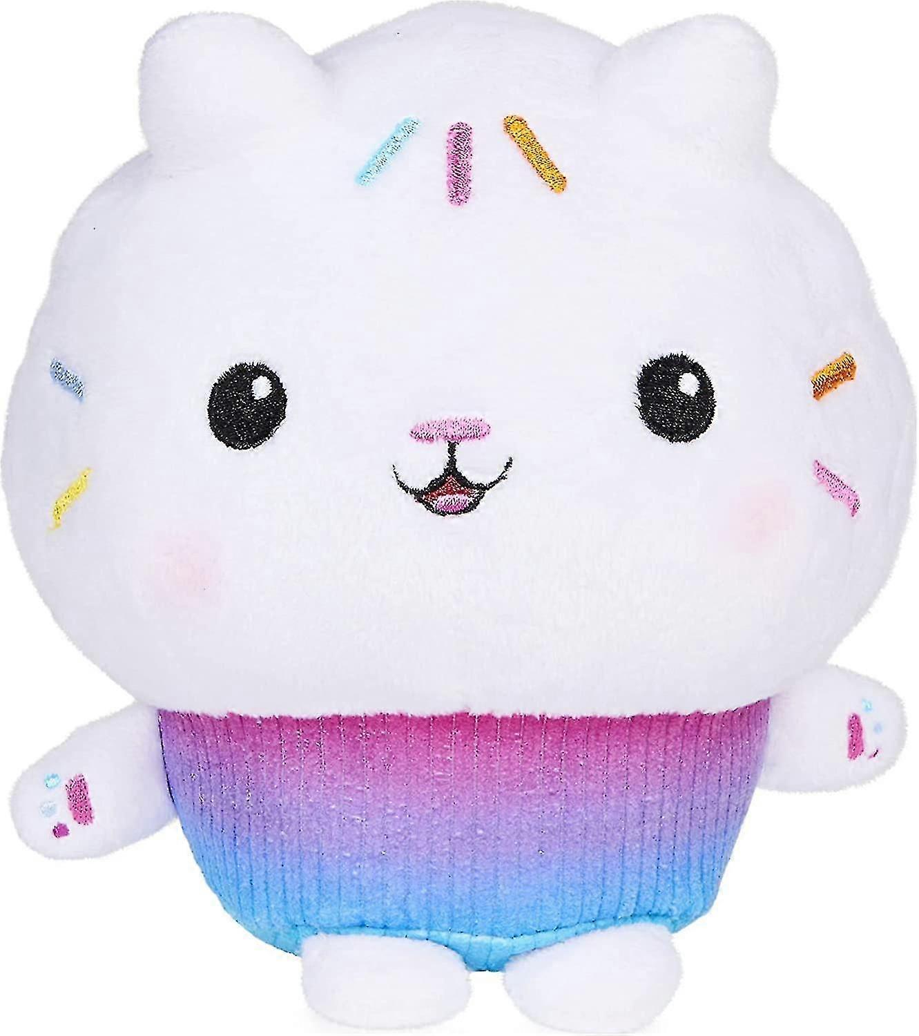 7-Inch Cakey Cat Purr if plush toy, suitable for children aged 3 and above, perfect for children's companionship toys