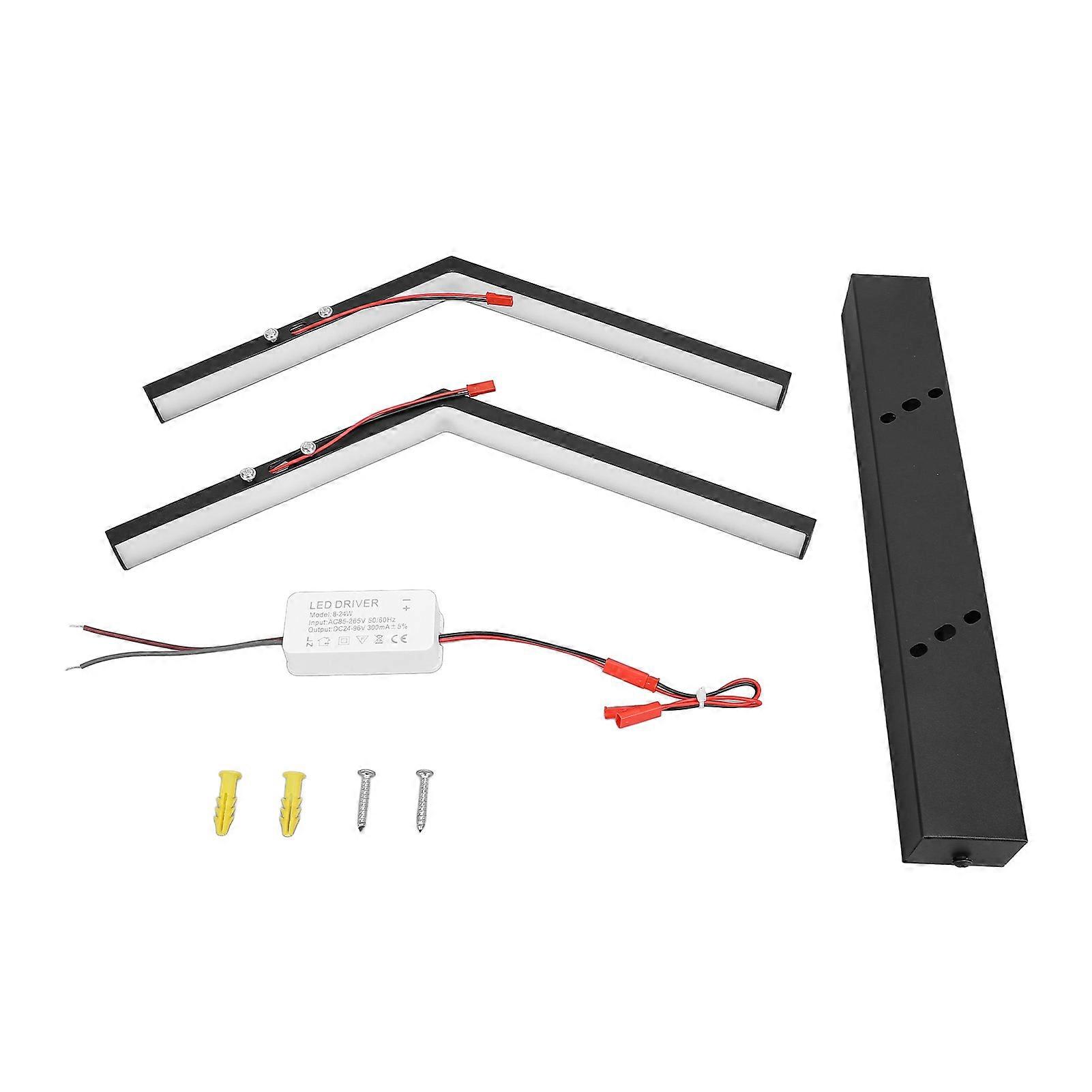 Modern LED Wall Light 3 Color Temp Black Sconce 80cm/31.5in