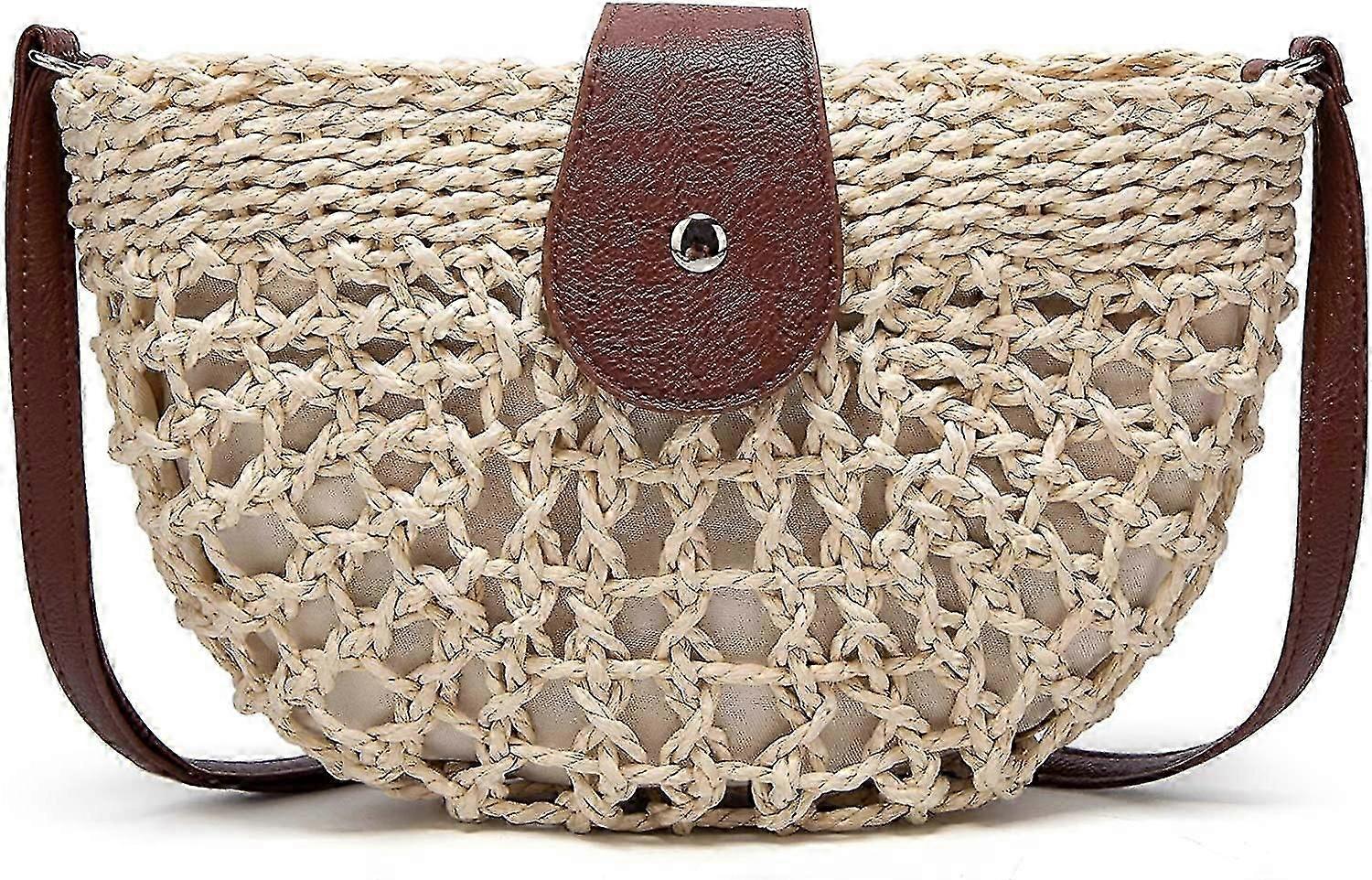Borse di paglia Borse a tracolla per le donne