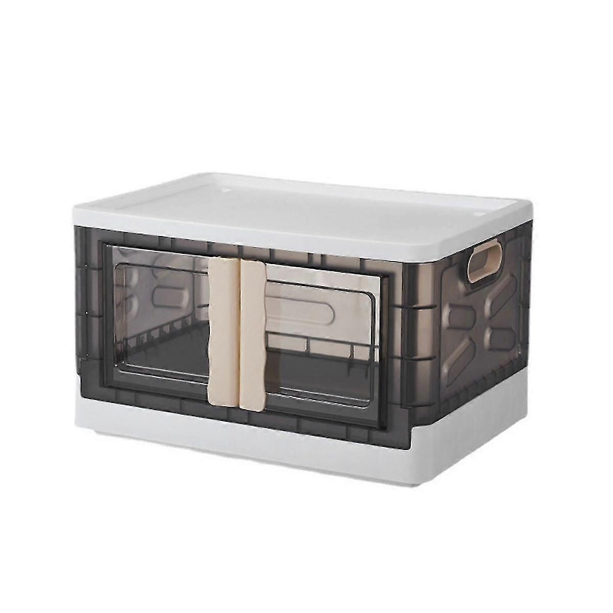 Storage Bins With Doors And Lids,stackable Storage Bin For Closet Organizers And Storage, Storage B