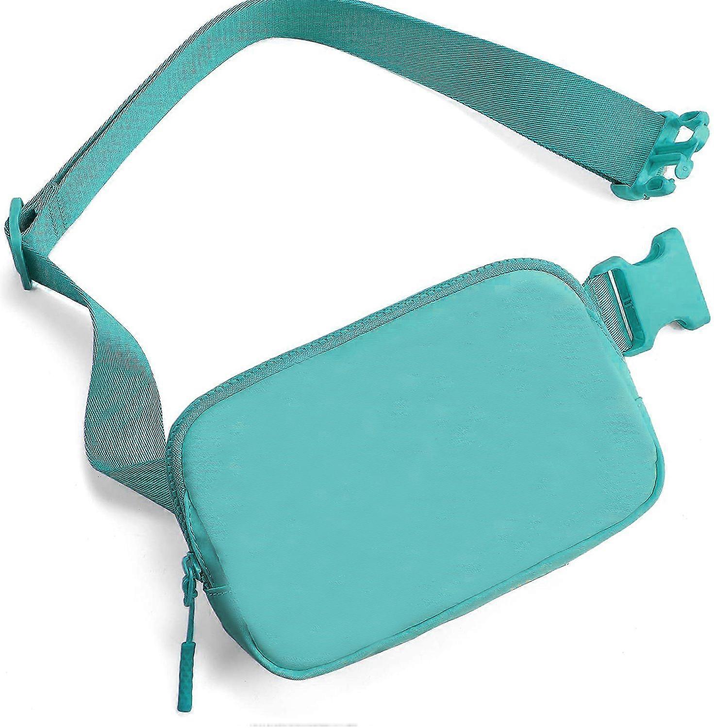 Women Waist Bag 2024 Fanny Pack with 2 Zipper Closure Pockets Adjustable Crossbody Shoulder Bag Casual Style for Travel and Outdoor