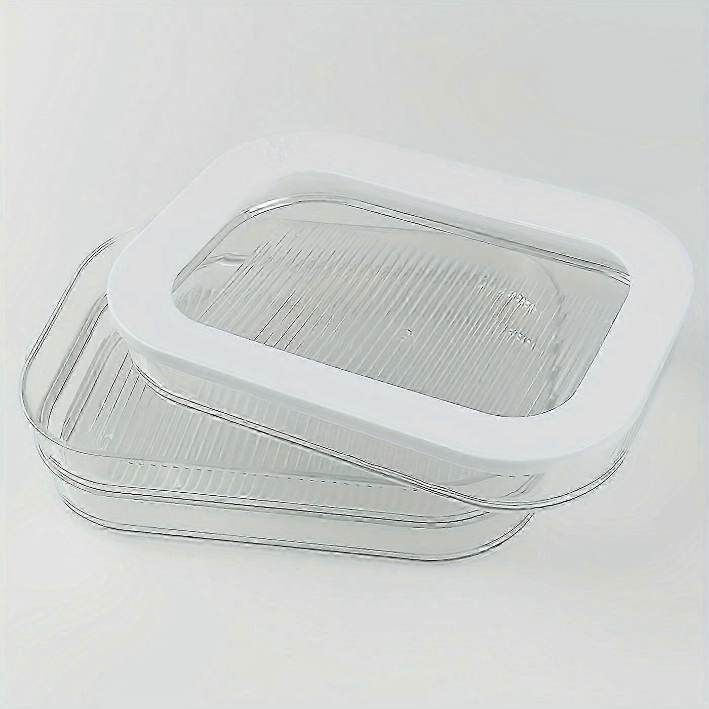 3-Layer Leak-Proof Food Storage Set - Reusable, Airtight Seal for Deli Meats, Produce & Snacks - Ideal Kitchen Organization Solution