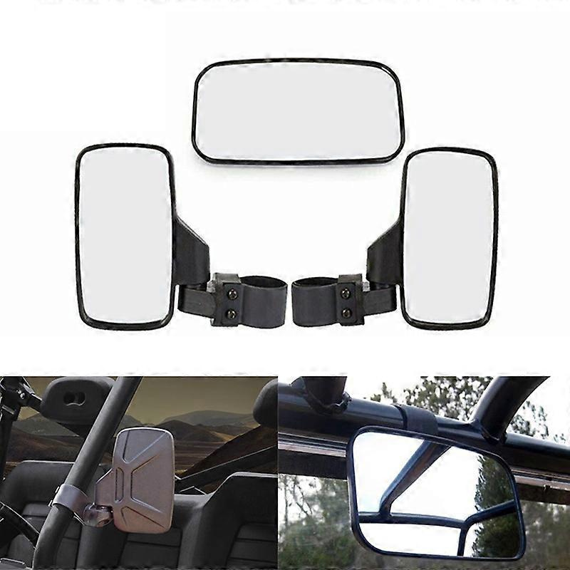 Universal For All-terrain Vehicles Central Rearview Mirror Side Mirror Combination Set For UTV / ATV