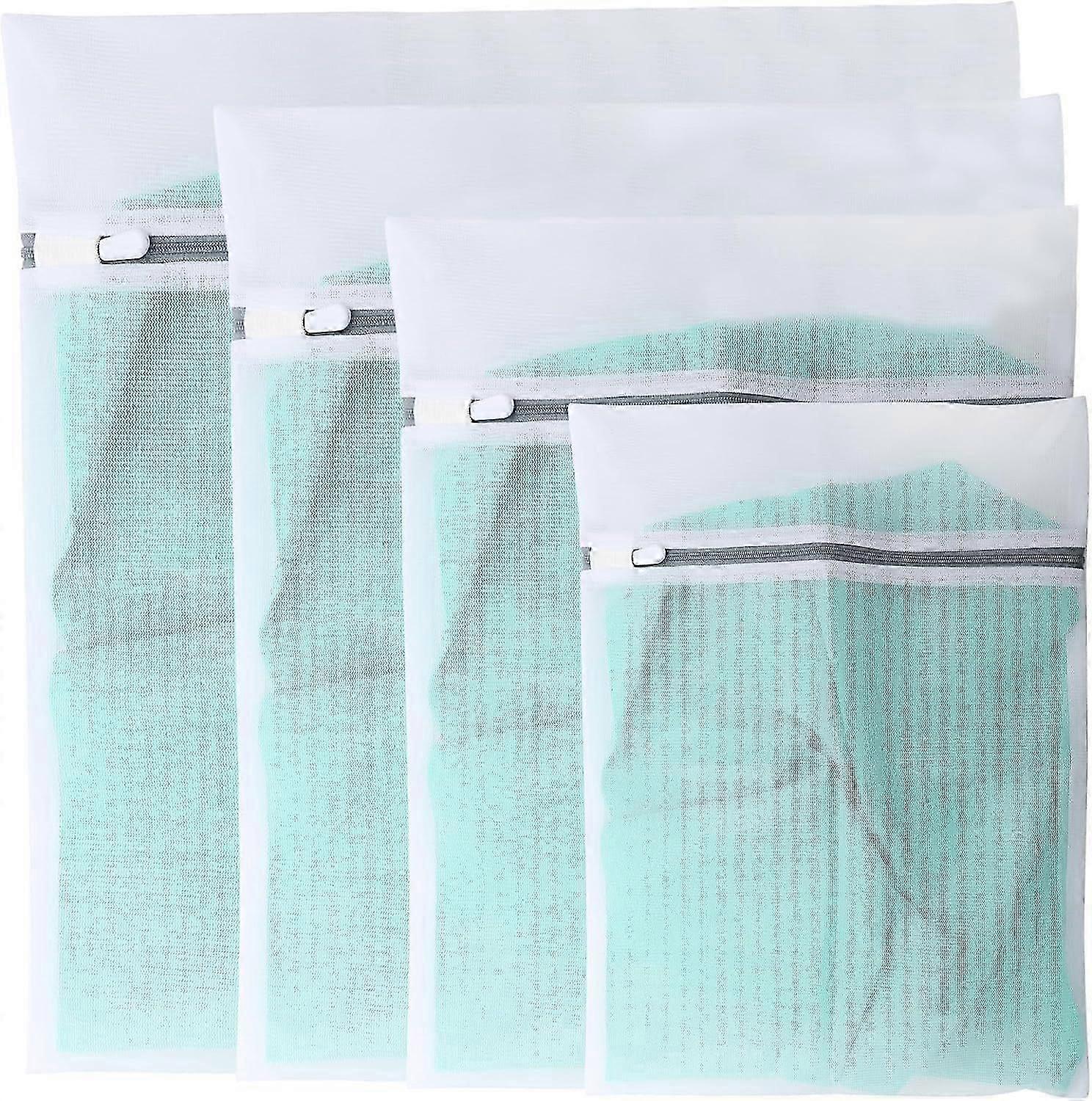 4PCS Extra Large Laundry Bag with Zips - Reusable