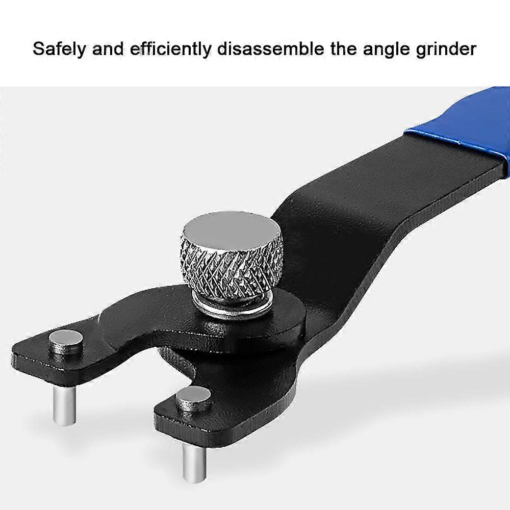 Adjustable Opening Distance Angle Grind Tool Spanner Angle Grind Tool Wrench Trimmers Edges Cutting Machine Wrench Angle Grind Tool Disassemble Tool