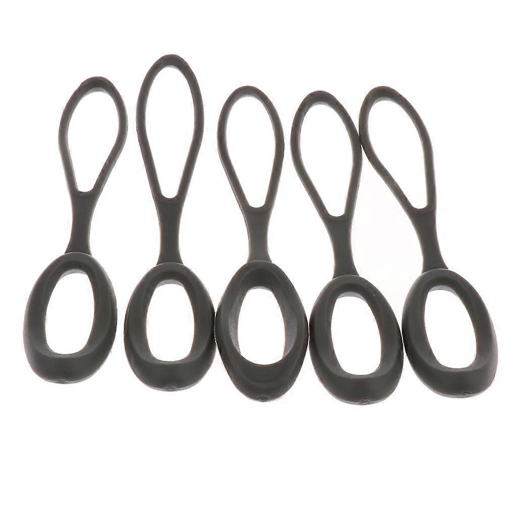 5pcs Backpack Apparel Non-slip Zipper Pull Cord End Strap Lariat Zip Puller