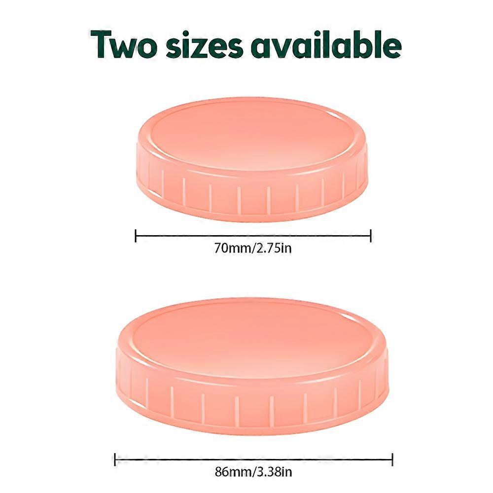 1Pcs WIDE Mouth Mason Jar Lid with Sealing Ring Durable PP Storage Caps for 2.7in Glass Mason Jar Ca
