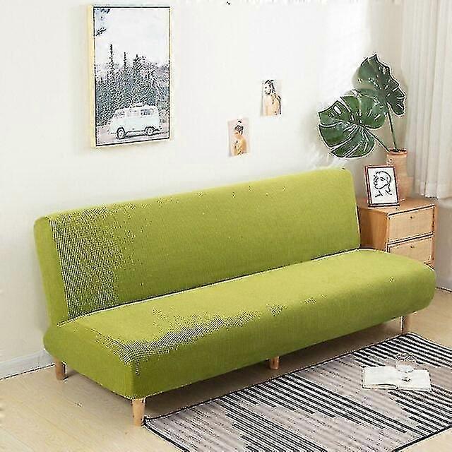 Grande sofá sem braço Slipcover Cobertura do sofá sem apoio de braço esticar futon capa de poeira elástica removível