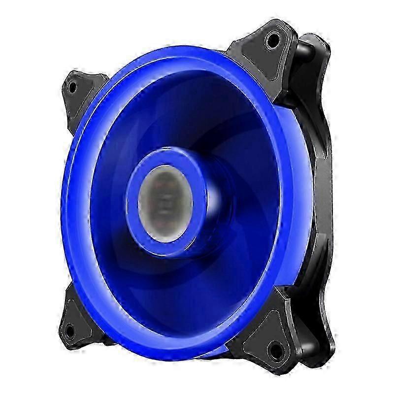 Universal 12cm 15LED Dual Aperture Silent PC Computer Case Cooling Fan Cooler