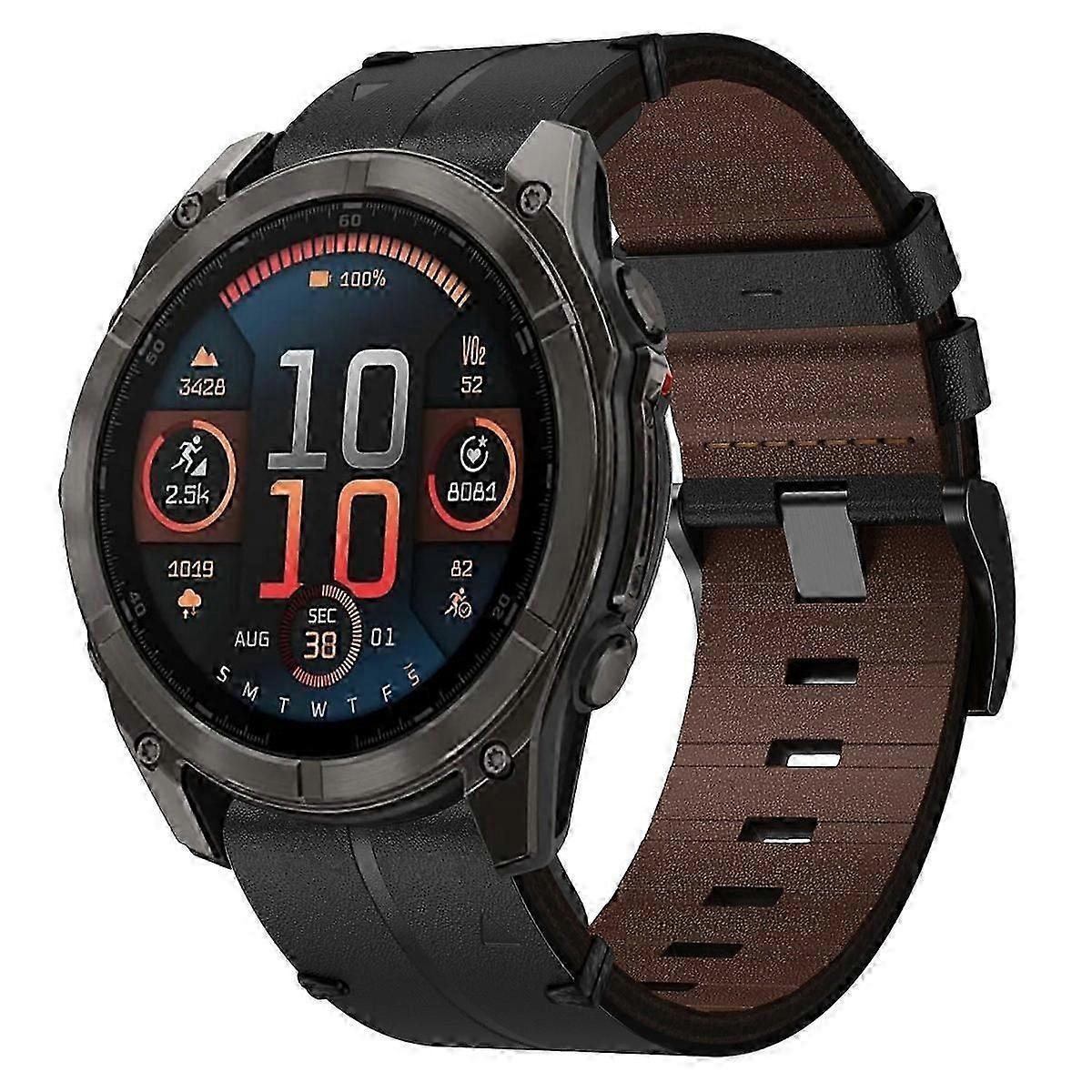 Δερμάτινη ζώνη ρολογιών για Garmin Fenix 8 Amoled 47mm