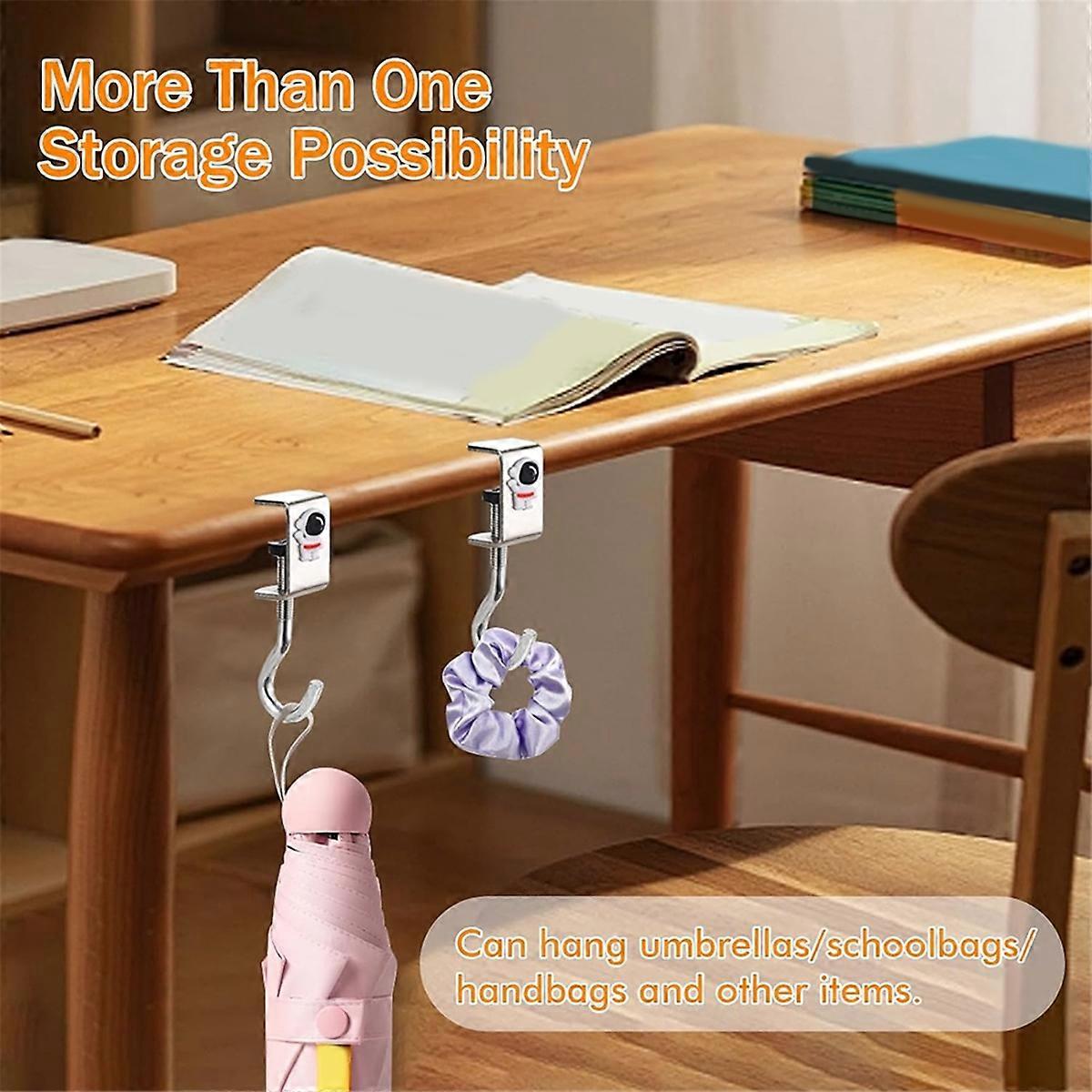 2 Pcs Nail Free Storage Hook, Space Organizer Headset Stand