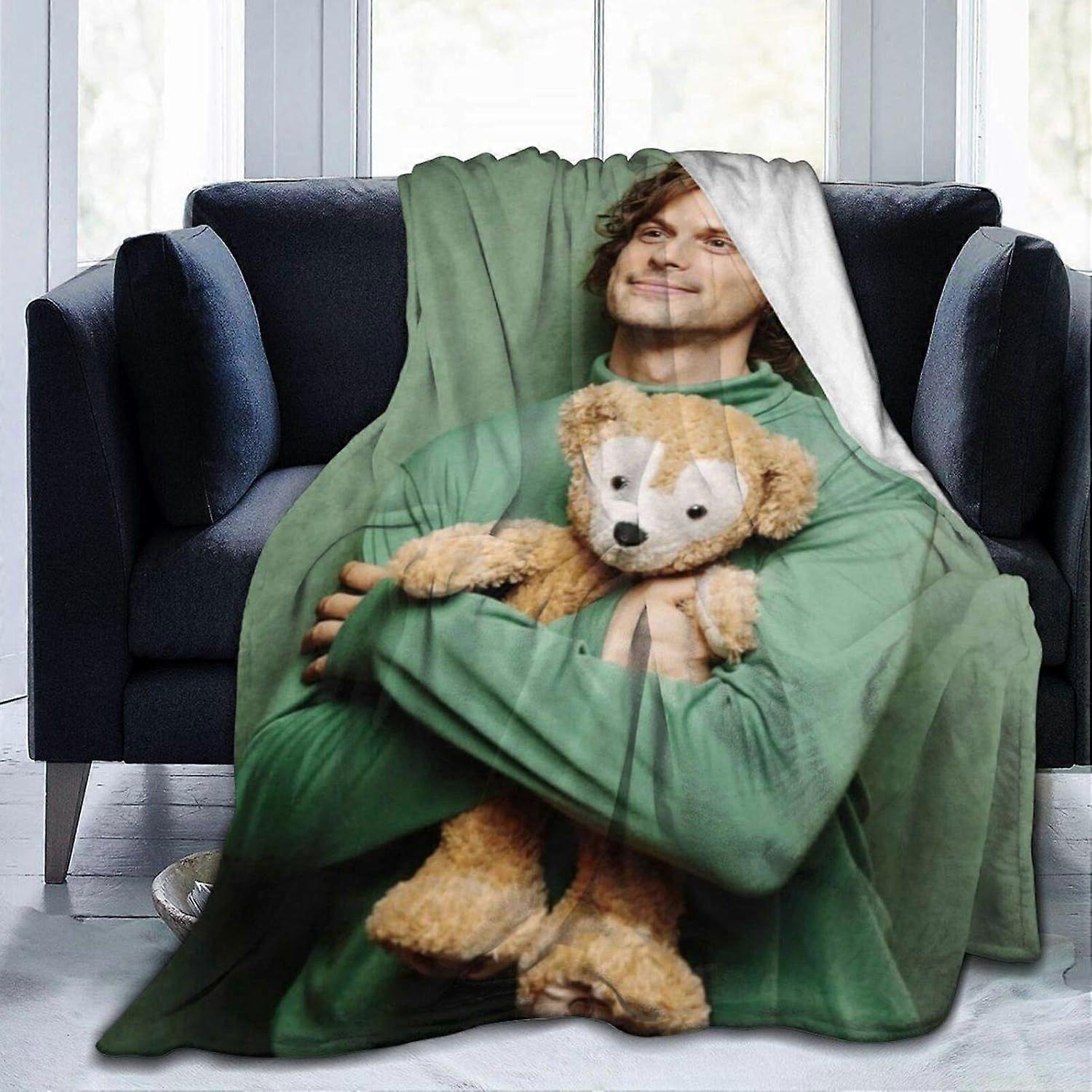 Matthew Gray Gubler Blanket Throw Size Ultra Soft Flannel Fleece