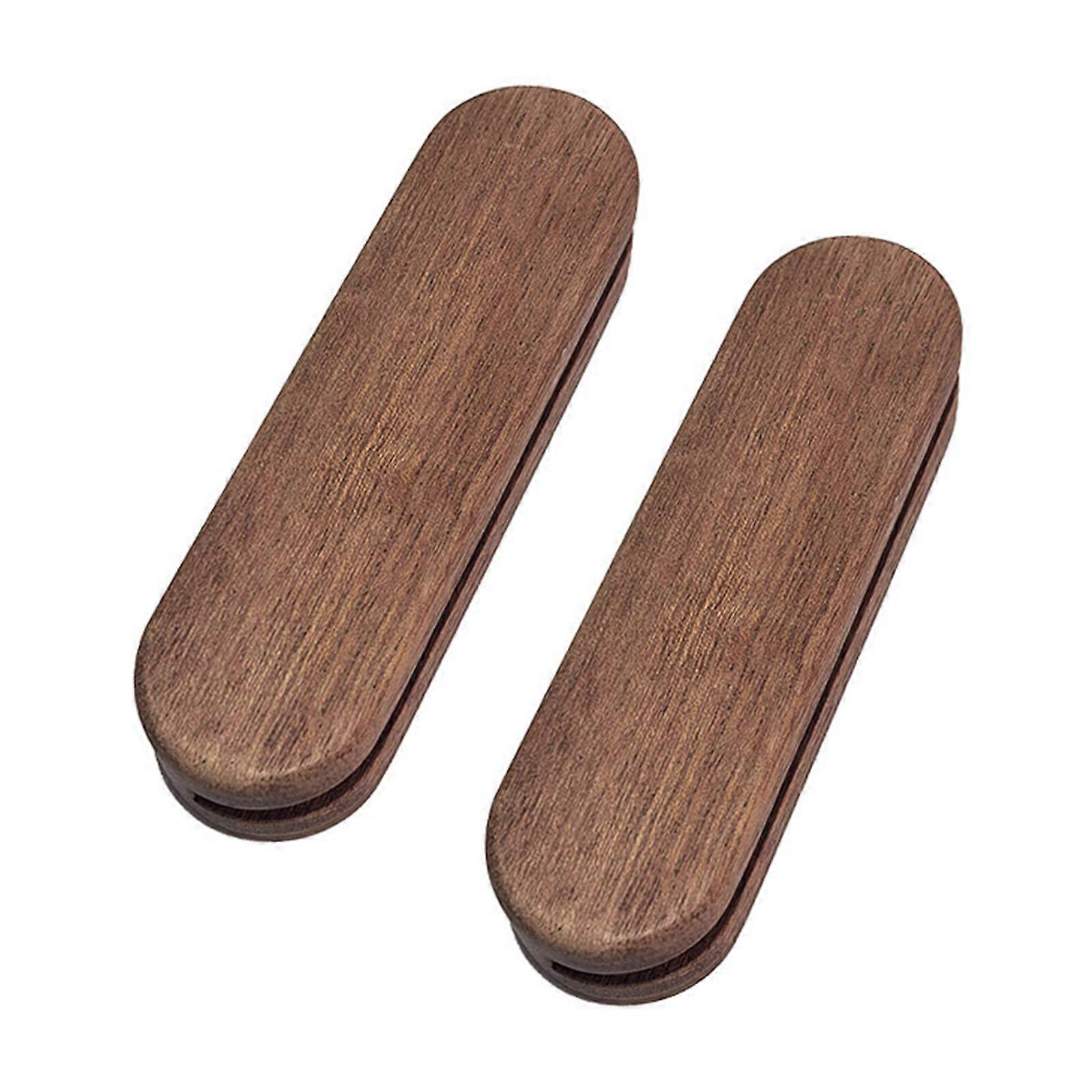 1pair Removable Handle Detachable Handle Replacement Natural Wood Handle for Home and Professional Use