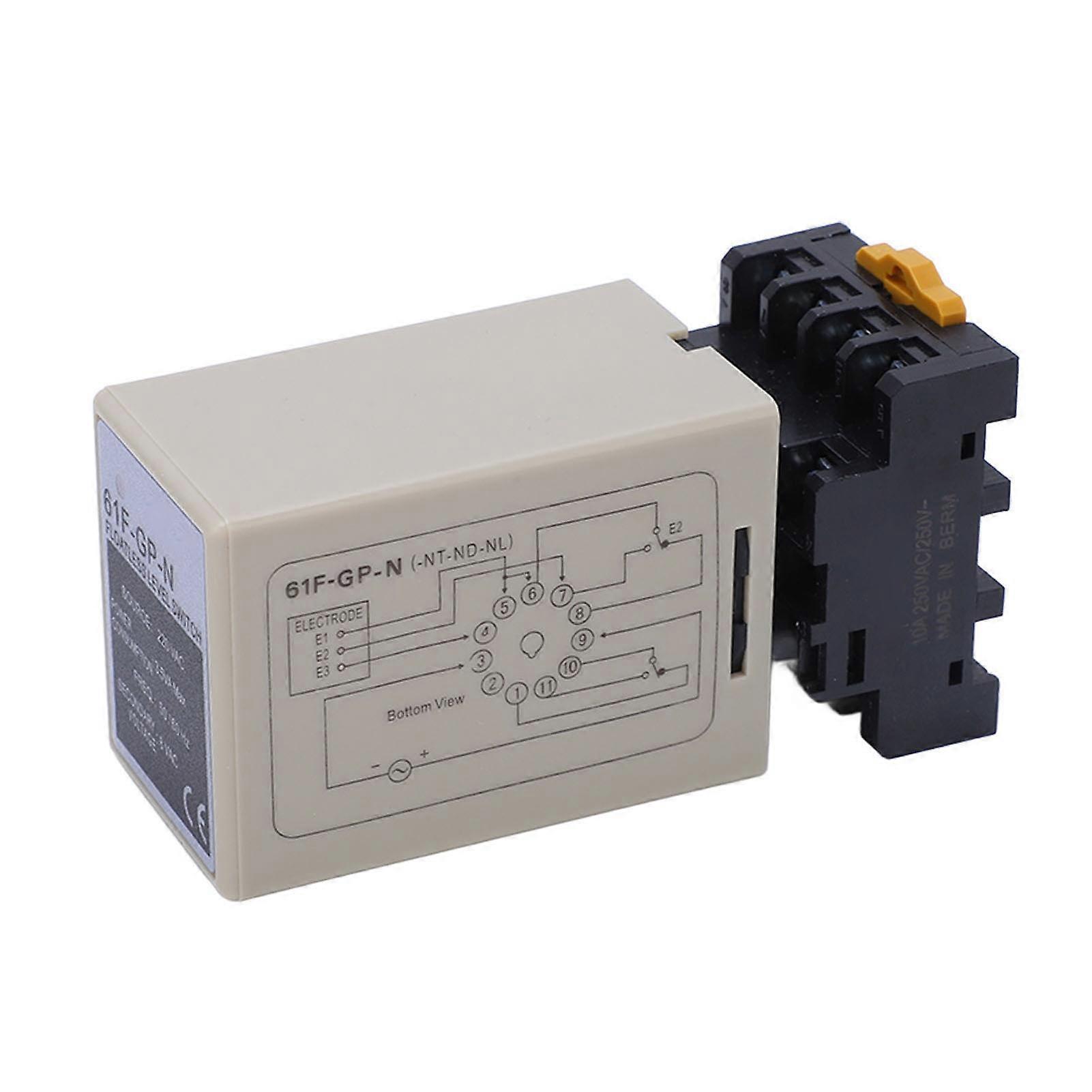 Level Relay LED Indicate Long Life Flame Retardant PVC Shell High Performance Water Level Controller