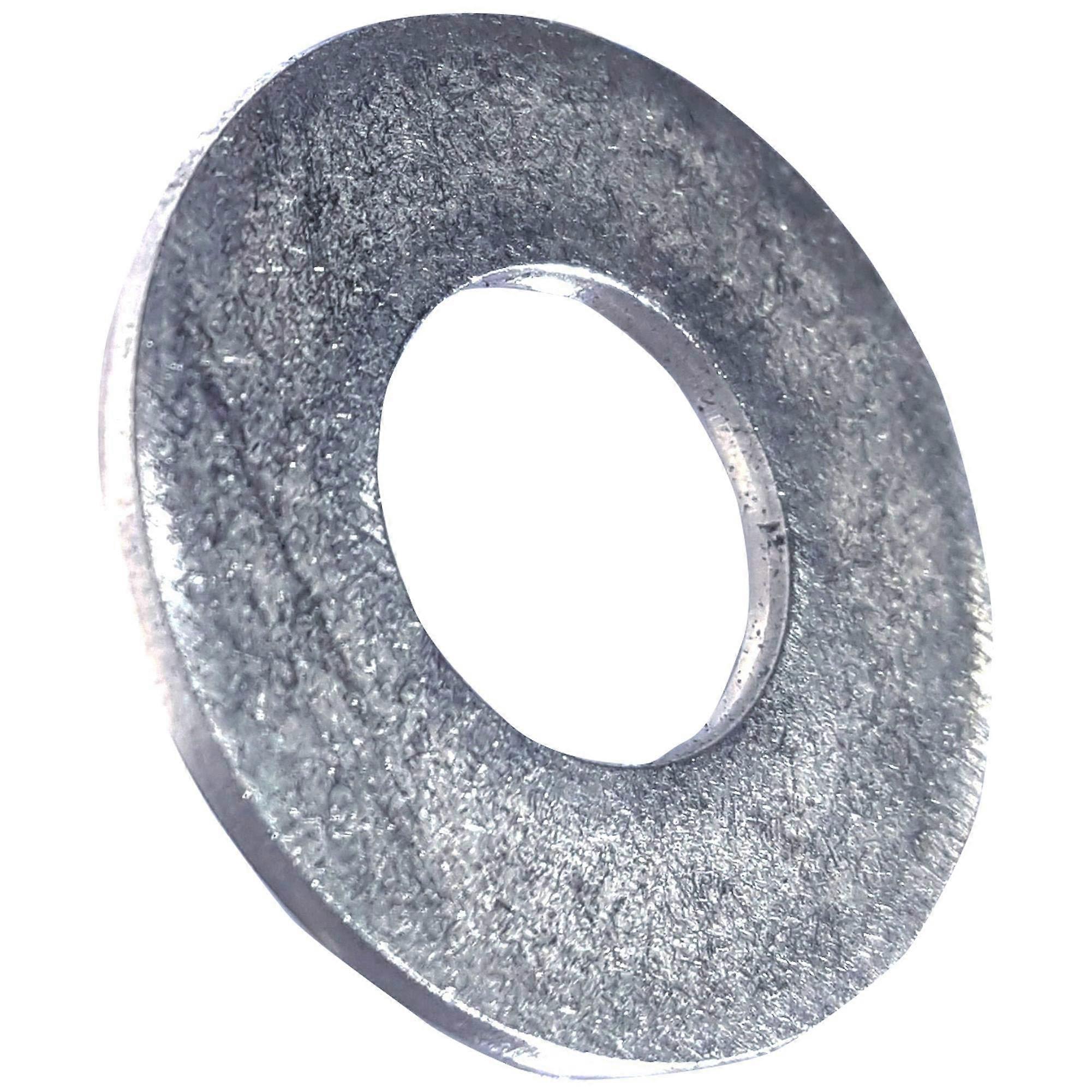 2' Flat Washers Commercial Standard, Stainless 18-8, Steel Plain Finish, Quantity 25 by