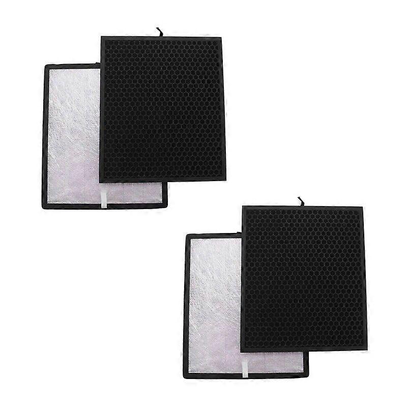 2X Compatible For Levoit Air Purifier LV-PUR131 Filter, Part LV-PUR131-RF HEPA Filter And Activated Carbon Pre-Filter