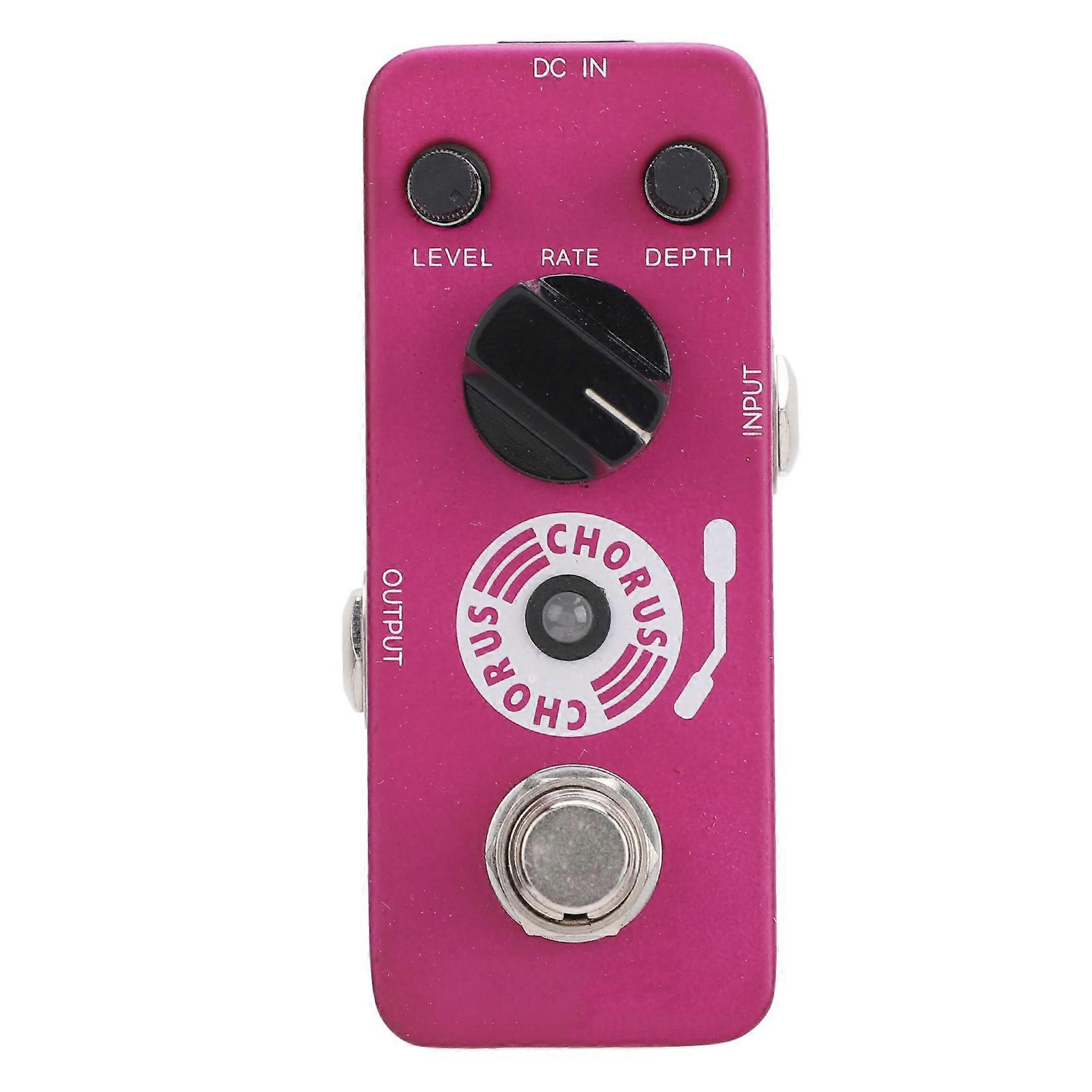 Chorus Pedal True Bypass Warm Clear Analog Chorus Effect Pedal for Electric Guitar Bass