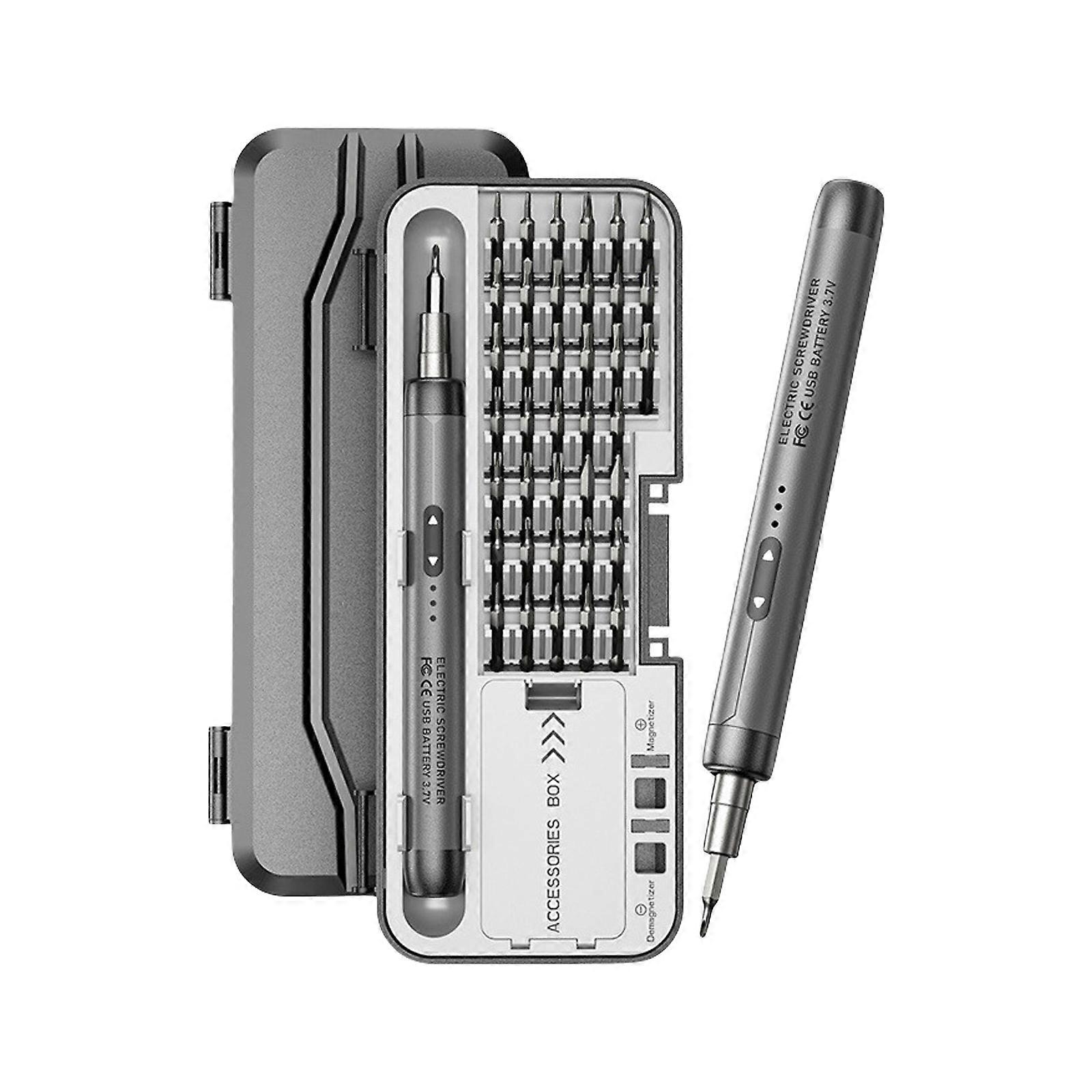 46 in 1 Electric Screwdriver Set 3.7V Screwdriver Rechargeable for Household Repair Accessories for Mobile Phone