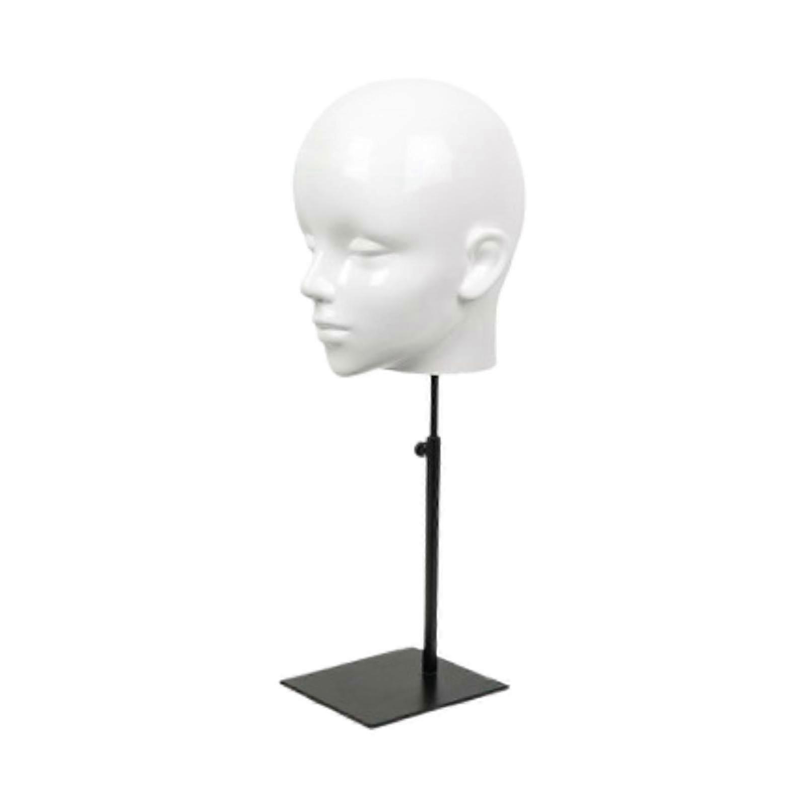 Freestanding Hat Wig Display Stand with Base, Mannequin Head for Caps Storage, Home Salon Multipurpose Rack