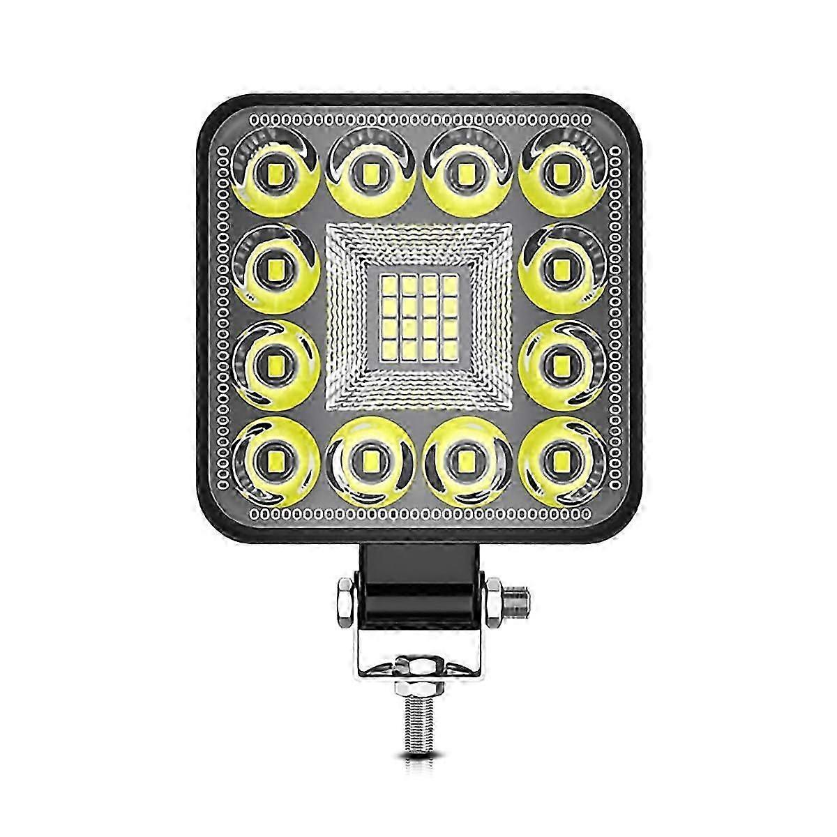 LED Work Lights for Truck Tractor, 3 Inch Square LED Light Pods Waterproof LED OffRoad Light Bar fo