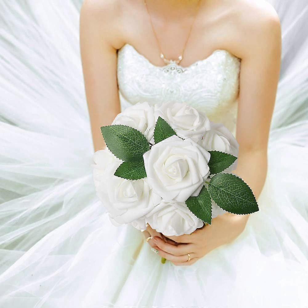 Artificial Flowers, 25pcs Foam Rose DIY Flowers