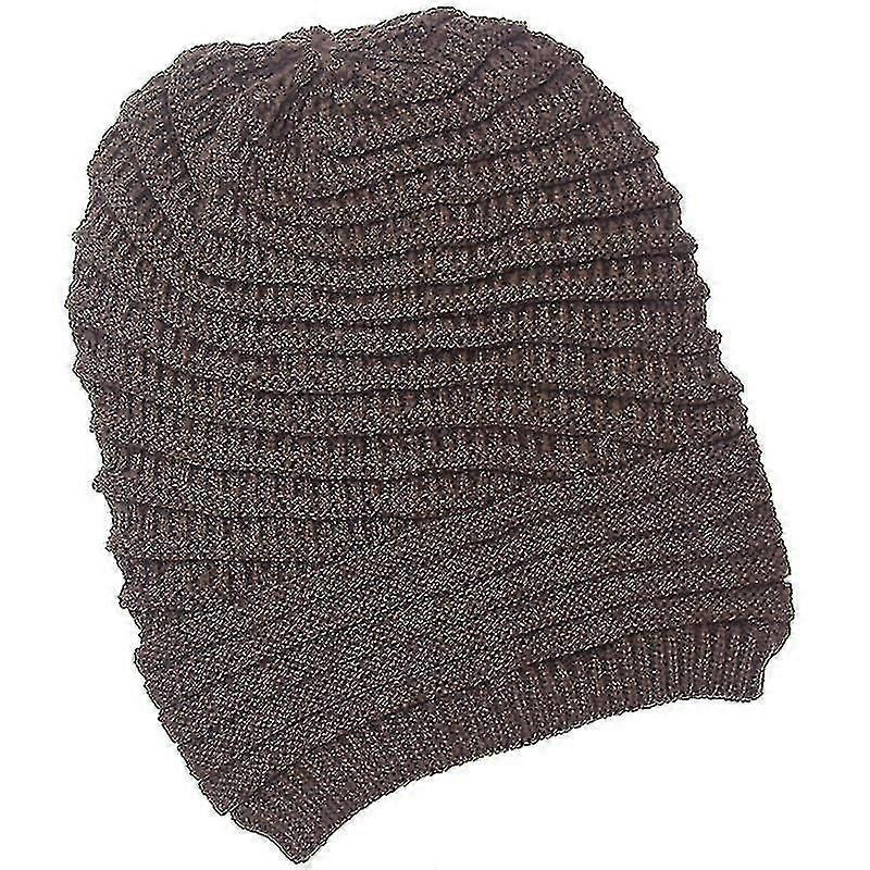 Womens Knitted Slouchy Beanie Hat Winter Warm Cap
