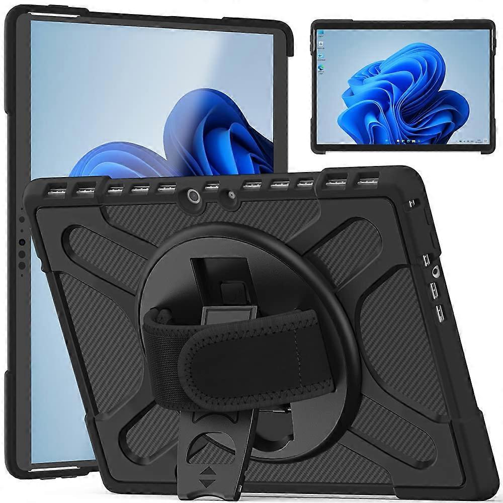 Microsoft Surface Pro 10/11 Case - 13 inch , Rugged Case with Kickstand and Hand Strap