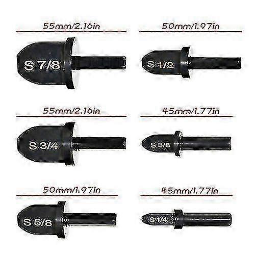 6pcs Swaging Tool Set, for AC Copper Pipe Flaring and Expansion