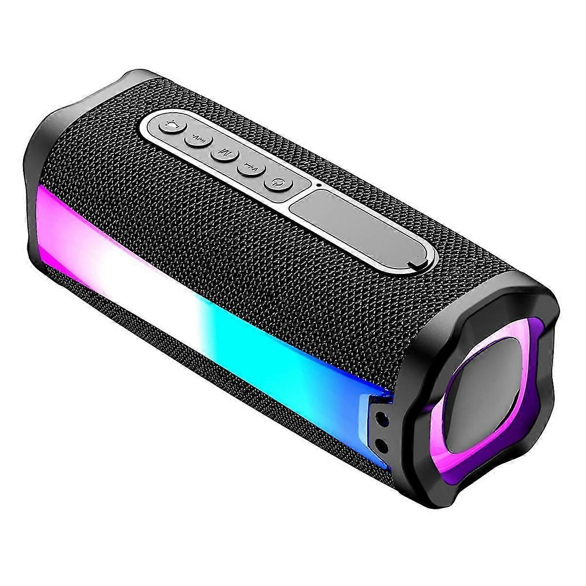 IPX5 Waterproof Bluetooth Speaker, 9D Surround Sound with Multiple Playback Modes