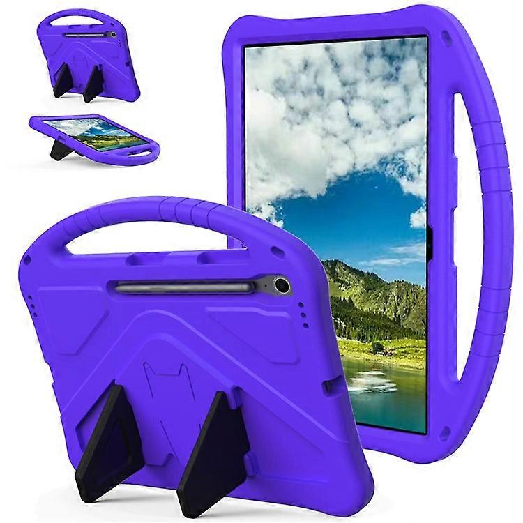 Compatible For Samsung Galaxy Tab S10 FE+ Case EVA Tablet Cover with Handle Kickstand Children Friendly