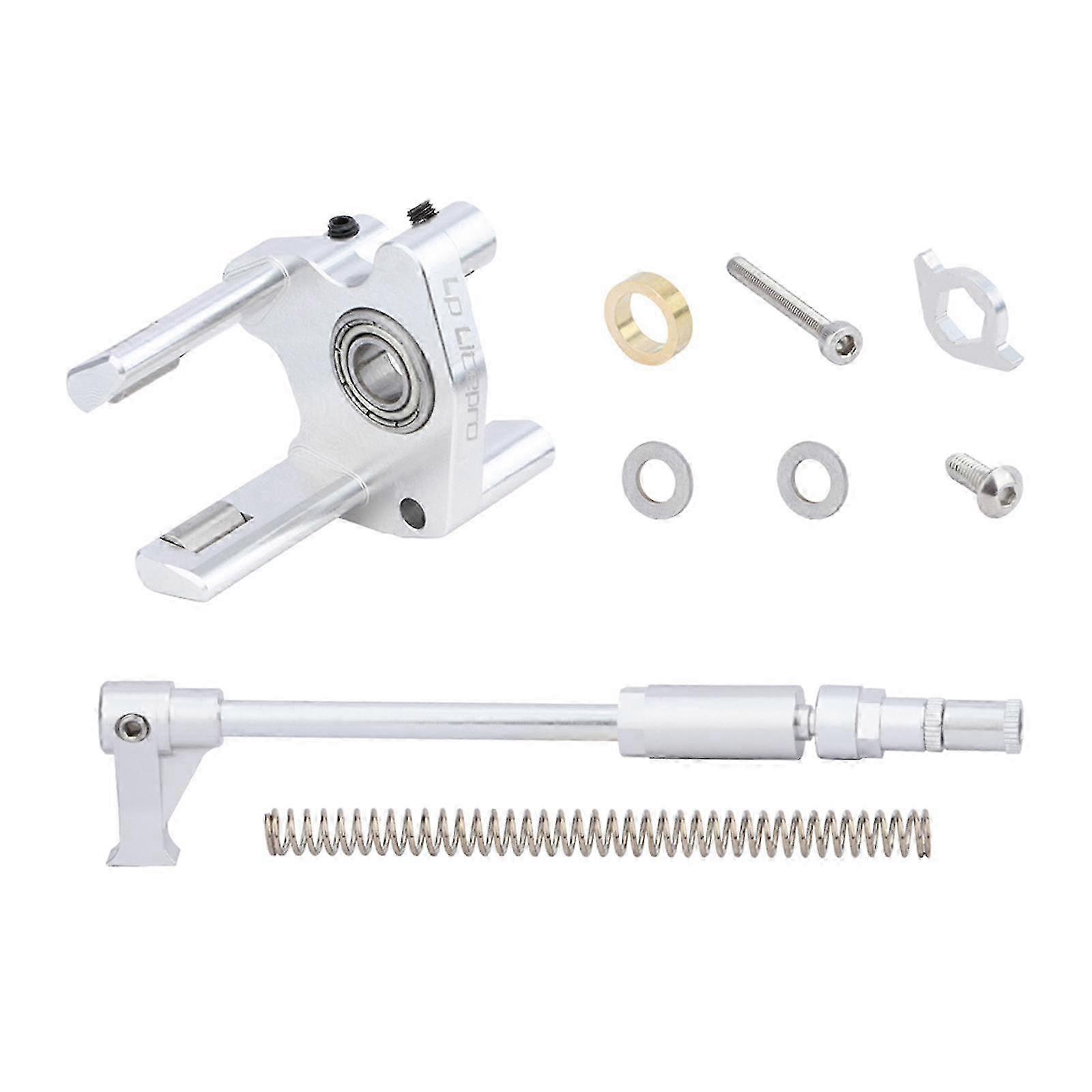 Polkupyörän vaihtajasarja varaosat vaihdevipu jousella taitettavaan pyörään yhteensopiva 2-7 nopeutta-väri: hopea