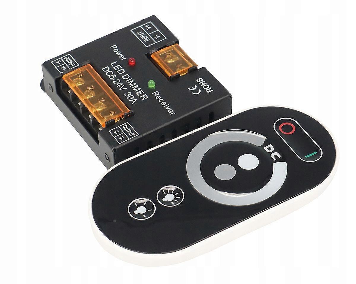 Led Dimmer Rf Radio Controller Mono Touch Remote Control 12v 24v 30a 360w Powerful