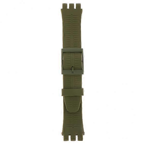 2-4pack 19mm Silicone Rubber Replacement Watch Bands Waterproof Dark Green