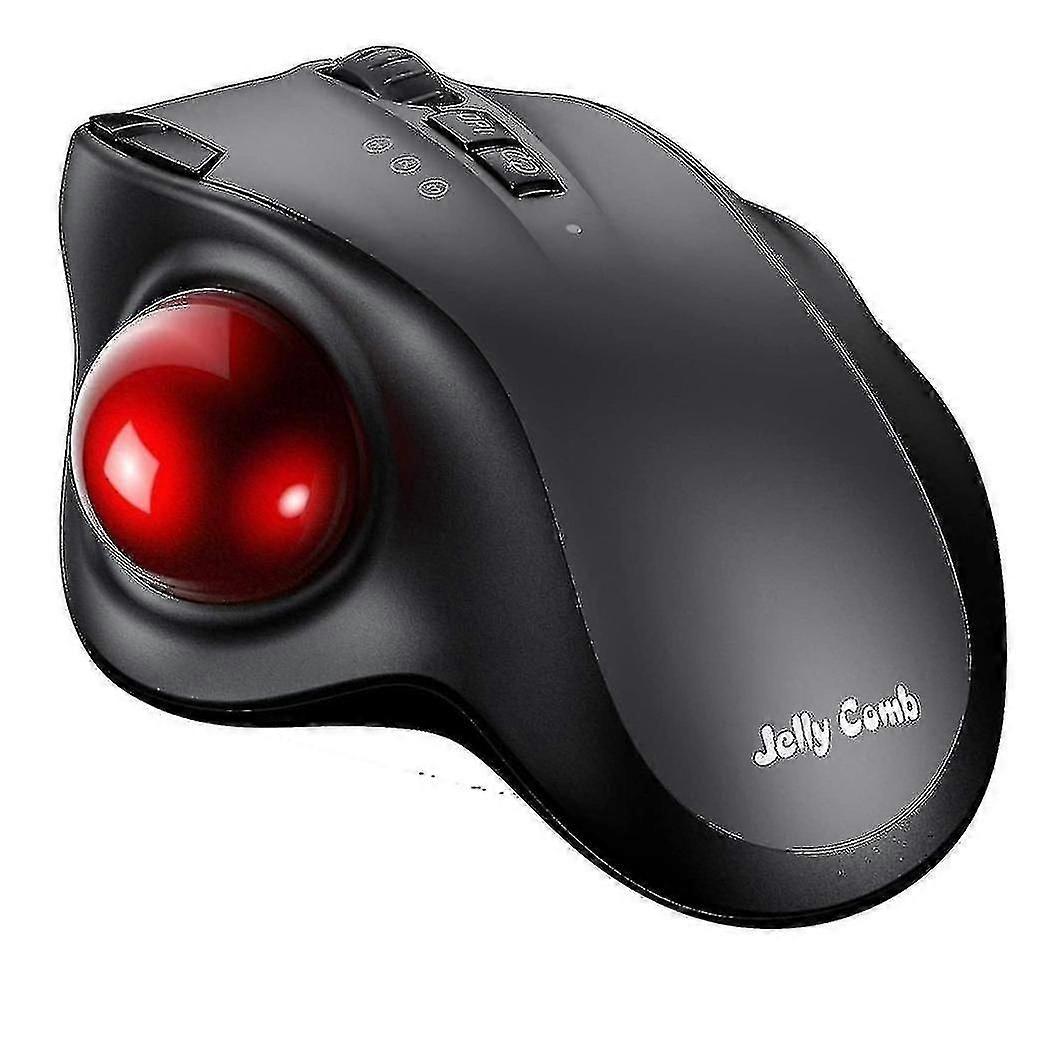 Rechargeable Trackball Mouse Bluetooth+2.4g Dual Mode Wireless Mouse For Pc Computer Laptop Mause
