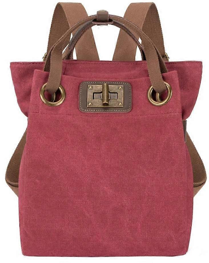 ZEDE Pont Des Arts Small Backpack - Bordeaux Burgundy