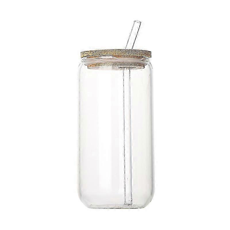 1 paquet de bocaux en verre réutilisables, tasses en pot Mason transparent, 16 onces