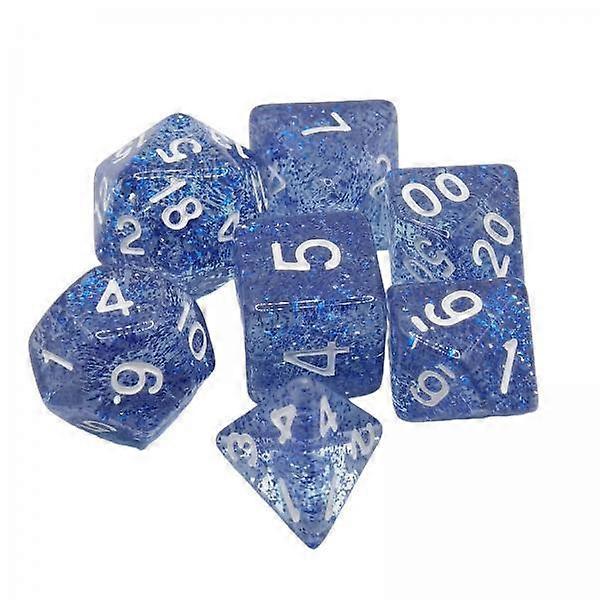 2-4pack 7 Pieces Solid Acrylic Polyhedral Dices Set for Party Supplies Table