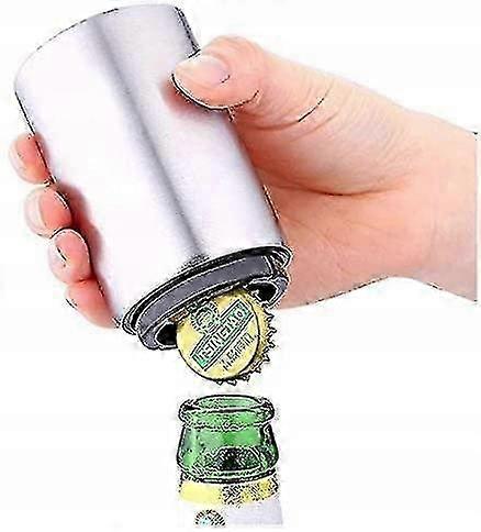Apribottiglie automatico per birra in acciaio inossidabile con raccoglitore magnetico