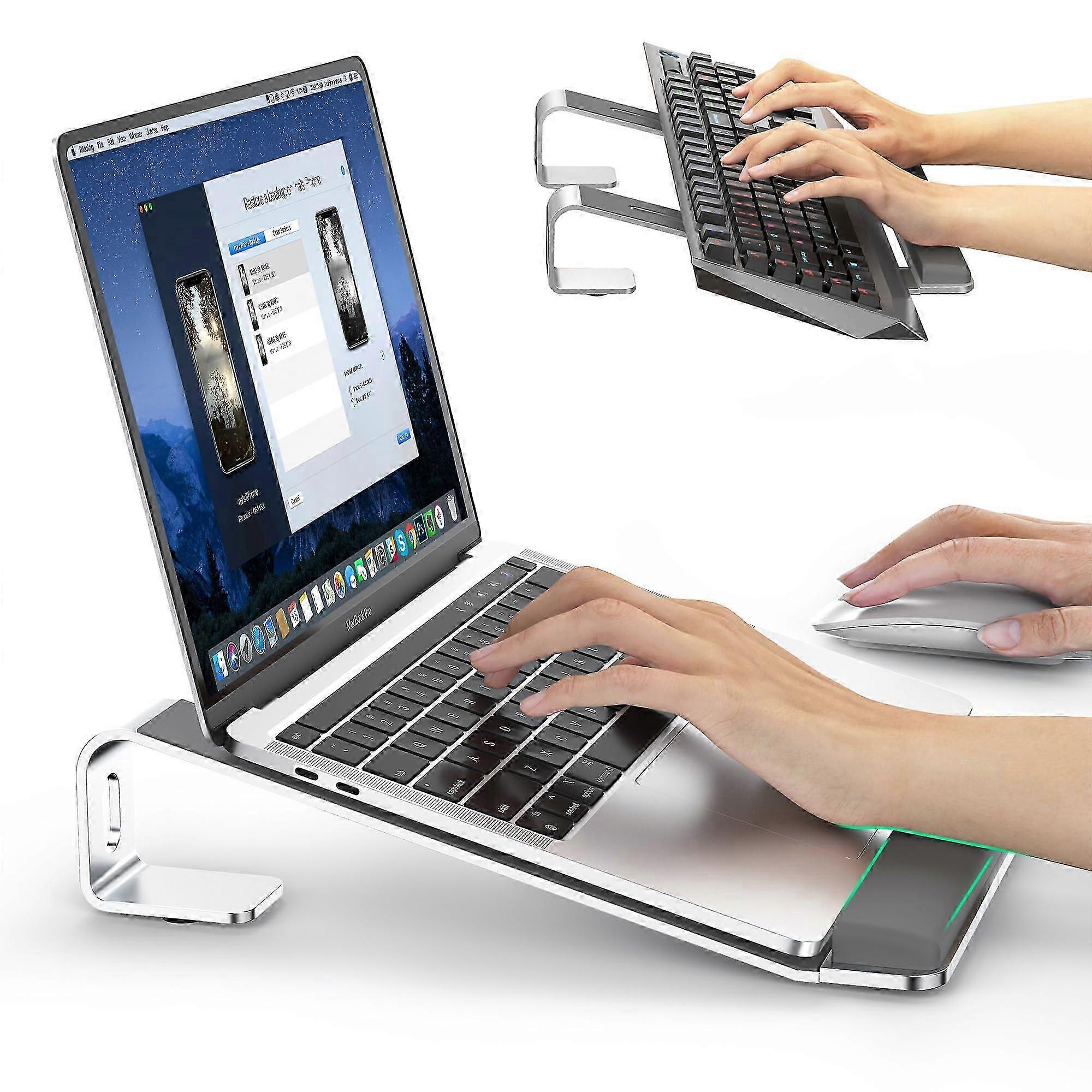 Adjustable Ergonomic Laptop Stand for 10-17 Inch Desks