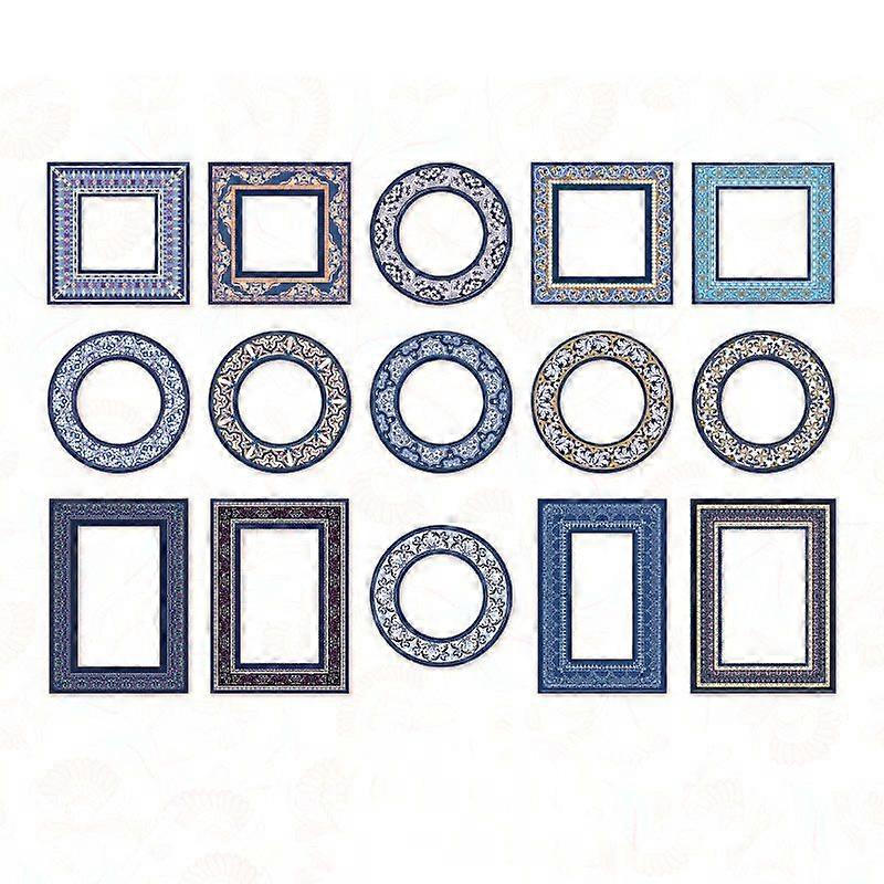 2025 Latest Model  Hollow Scrapbook Stickers Decorative Rectangular Round