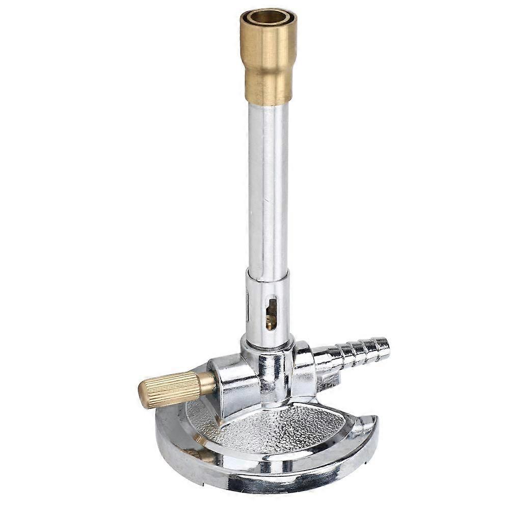 Gas Light Bunsen Burner for Laboratory Heating with Flame Stabilizer, Adjustable Height, Durable Design, Oil and Gas Compatible