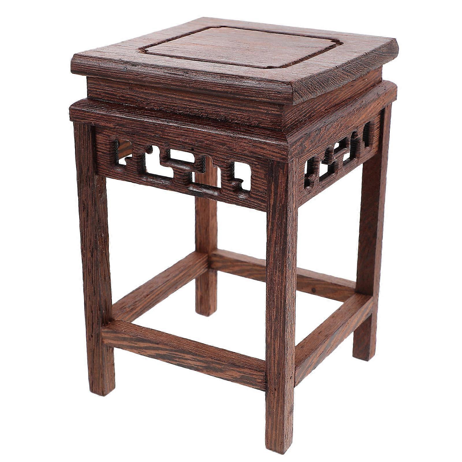 Chinese Style Planter Stand, Infusing Decorative Elements into Your Desk Area